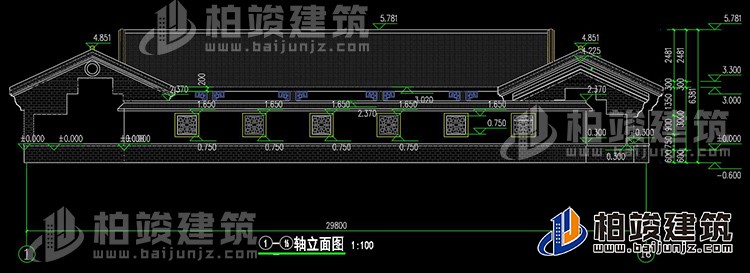 正立麵圖